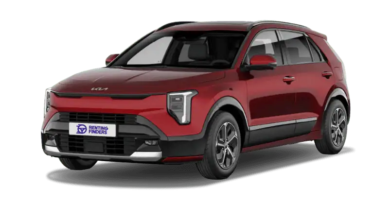 Renting New Kia Niro Concept Runway Red Model Year 2026 Híbrido Automático Etiqueta ECO Renting Finders
