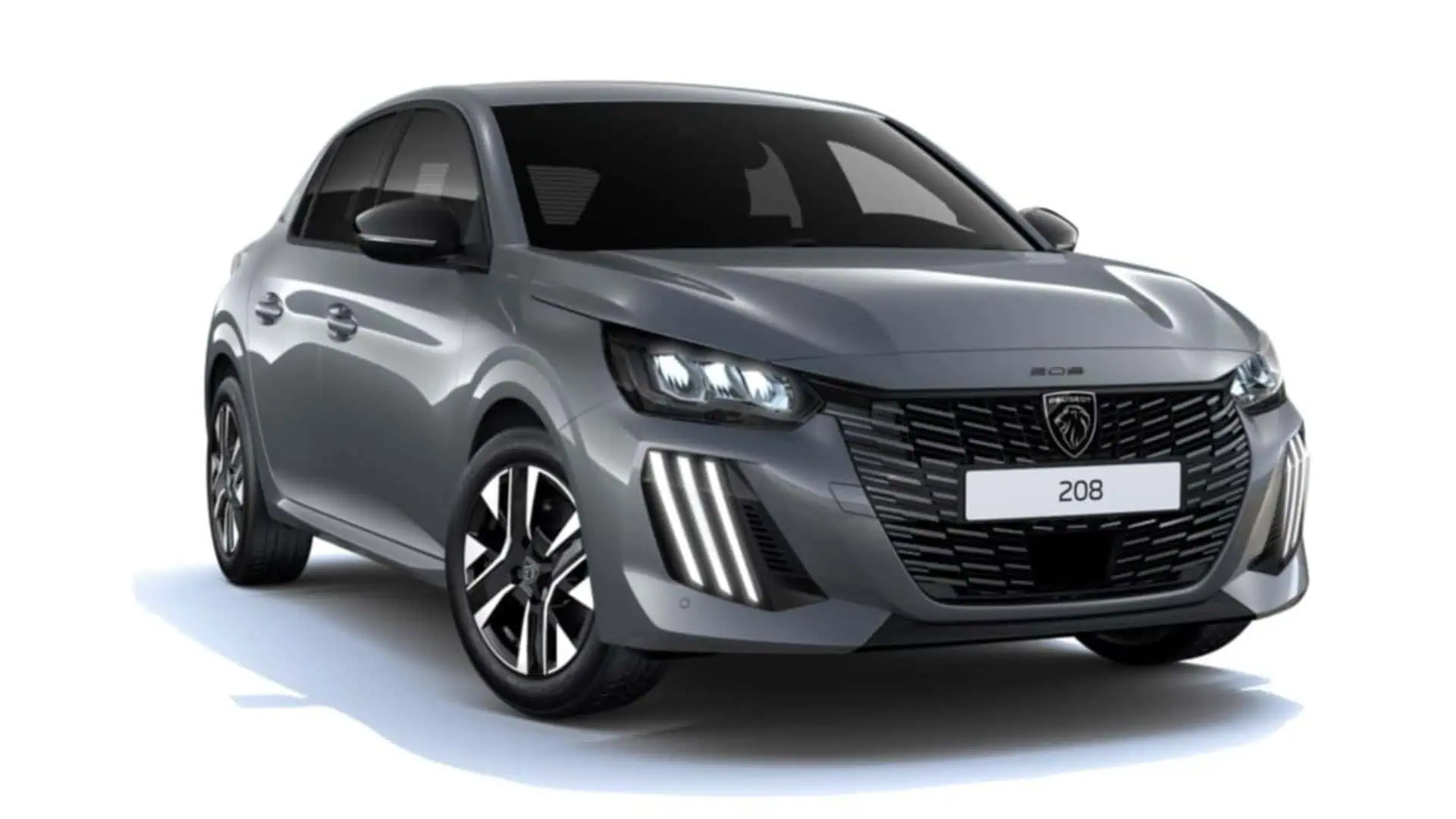 Renting New Peugeot 208 Allure Compacto Gris Selenium