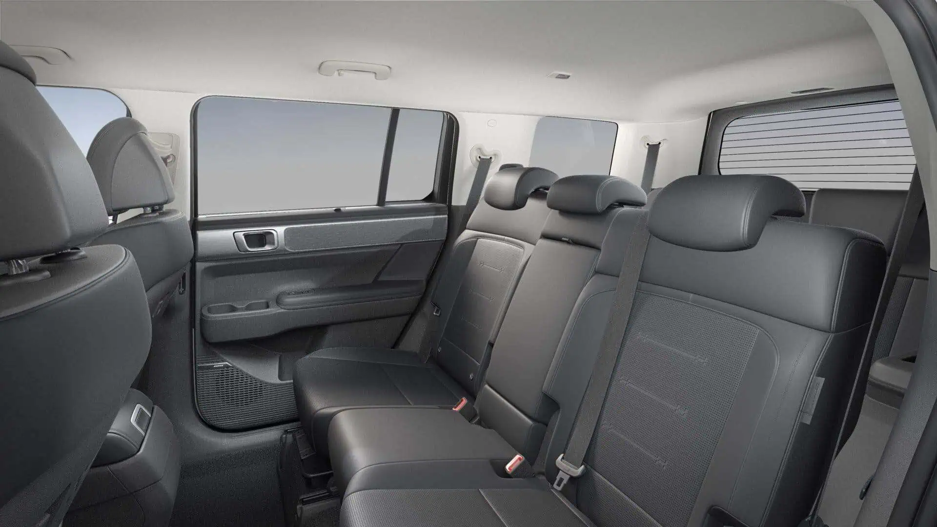 Renting New Hyundai Santa Fe Style Creamy White SUV 7 Plazas PHEV Etiqueta 0 Interior