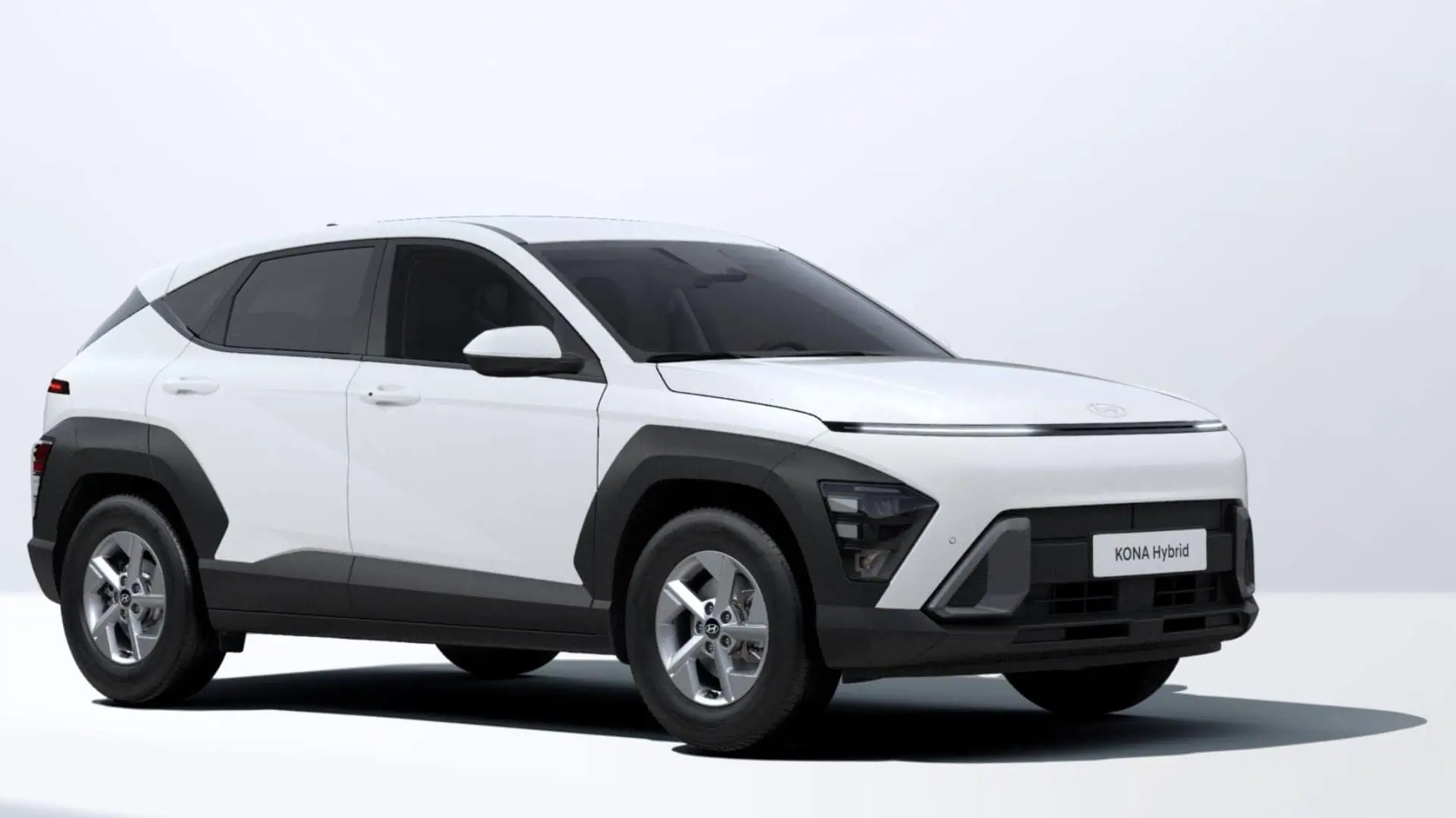 Renting Nuevo Hyundai Kona HEV Maxx Atlas White Sólido SUV Automático Híbrido Etiqueta ECO