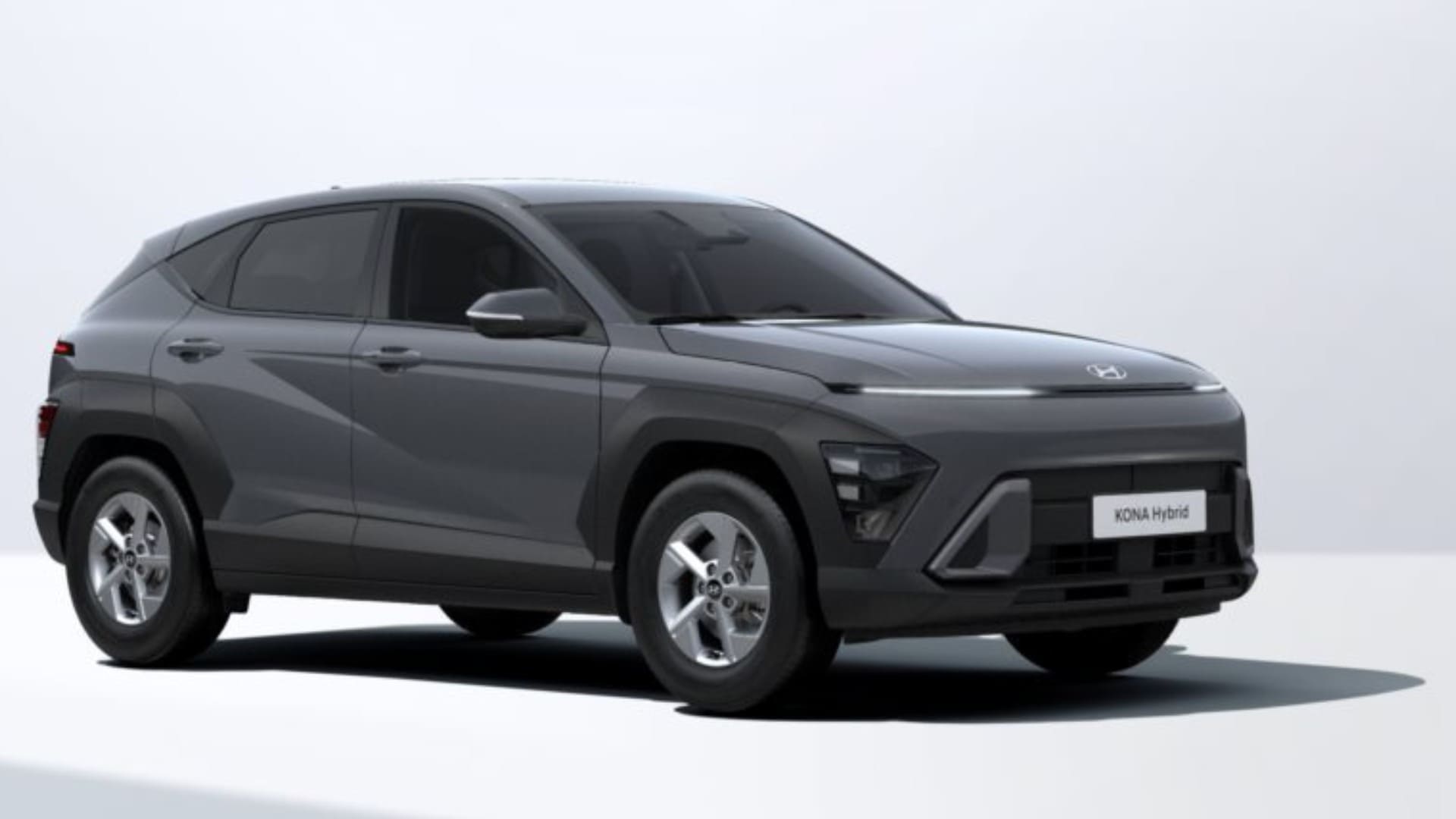 Renting Nuevo Hyundai Kona HEV Maxx Ecotronic Gray Perlado SUV Automático Híbrido Etiqueta ECO