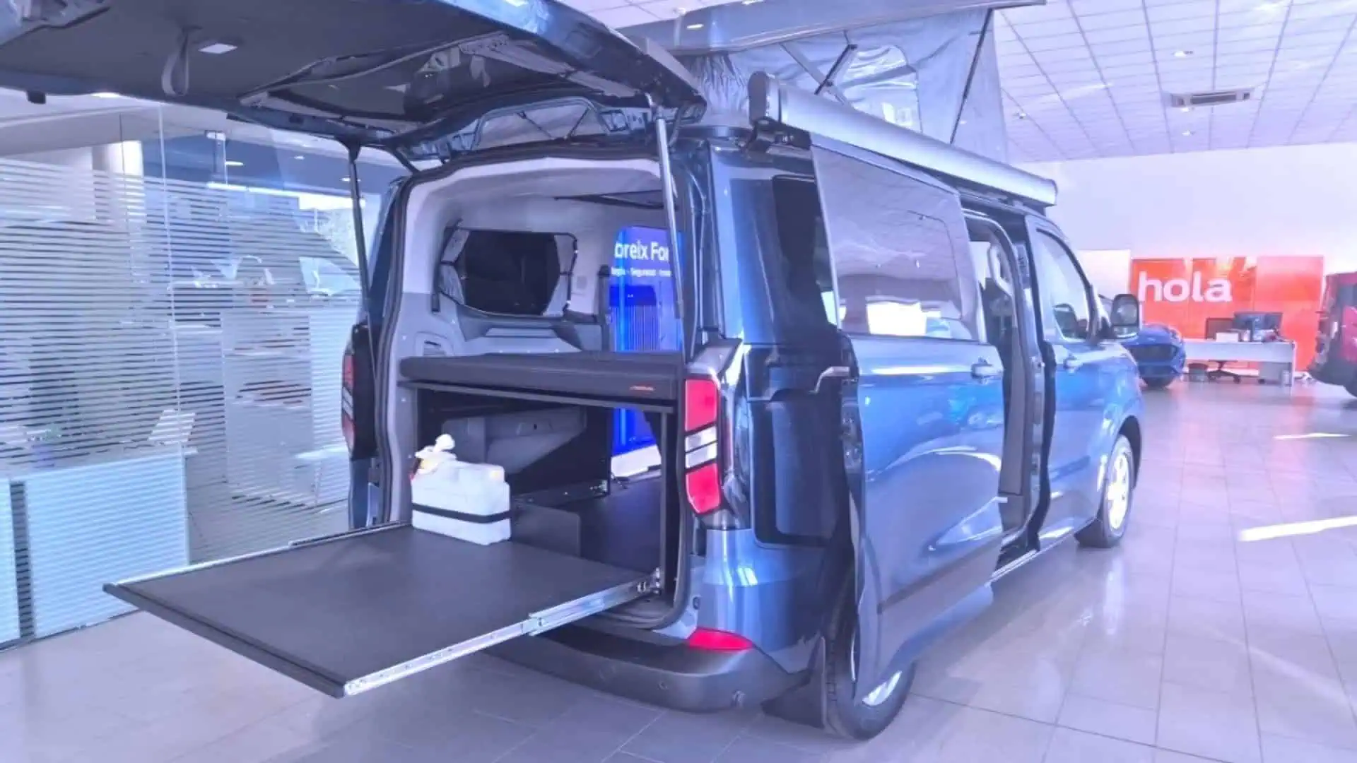 Renting Ford Transit Custom Kombi Camper L1 Trend Magnetic Furgoneta Camperizada