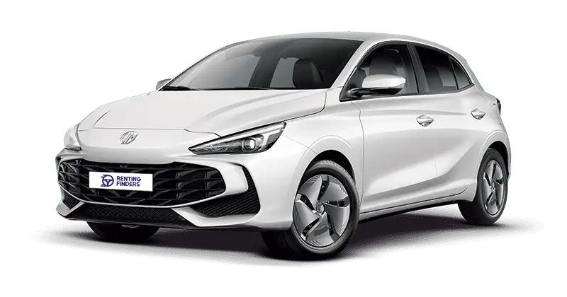 Renting New MG 3 HEV Standard Blanco Compacto Híbrido Automático Etiqueta ECO Renting Finders