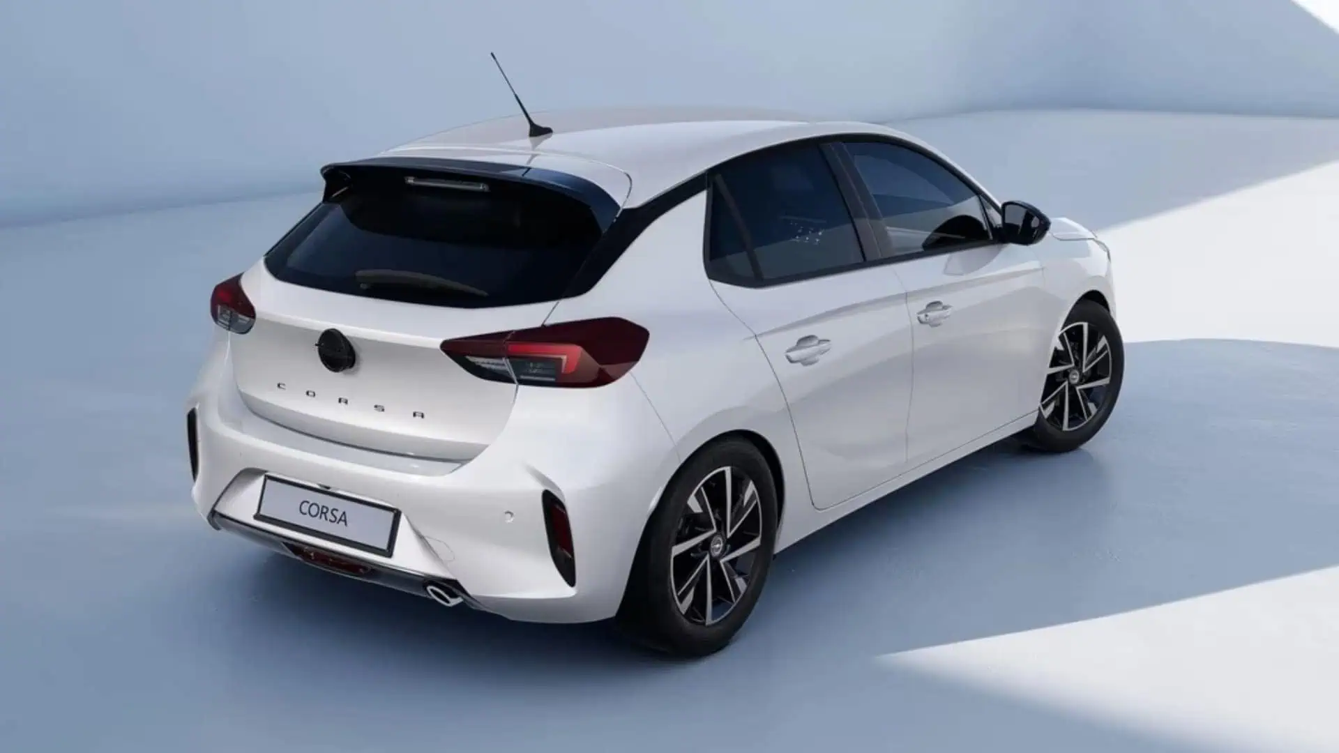 Renting New Opel Corsa GS Arktis White Compacto