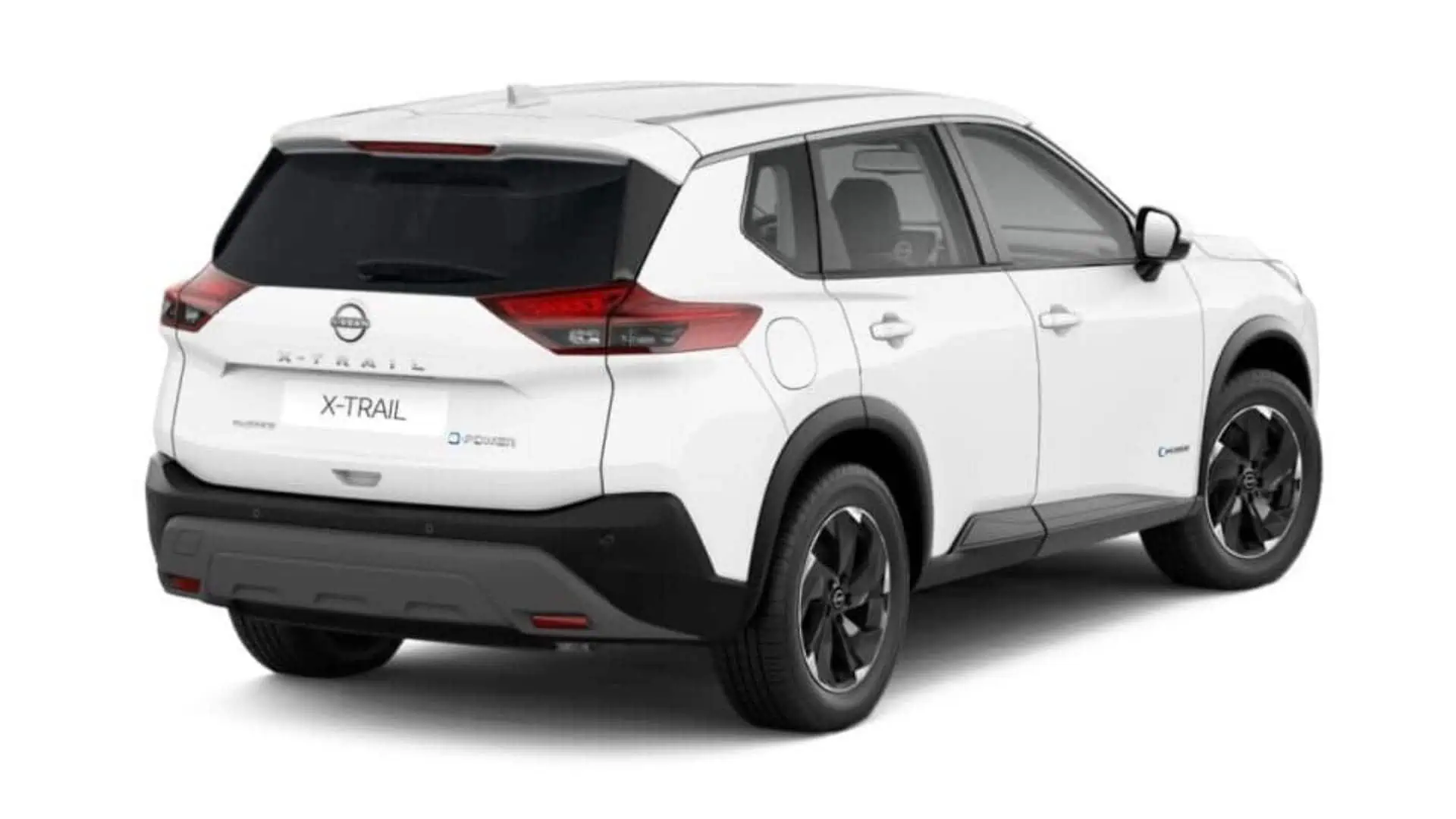 Renting Nissan X-Trail Acenta SUV Híbrido Automático 4x4 Etiqueta ECO Yuki White