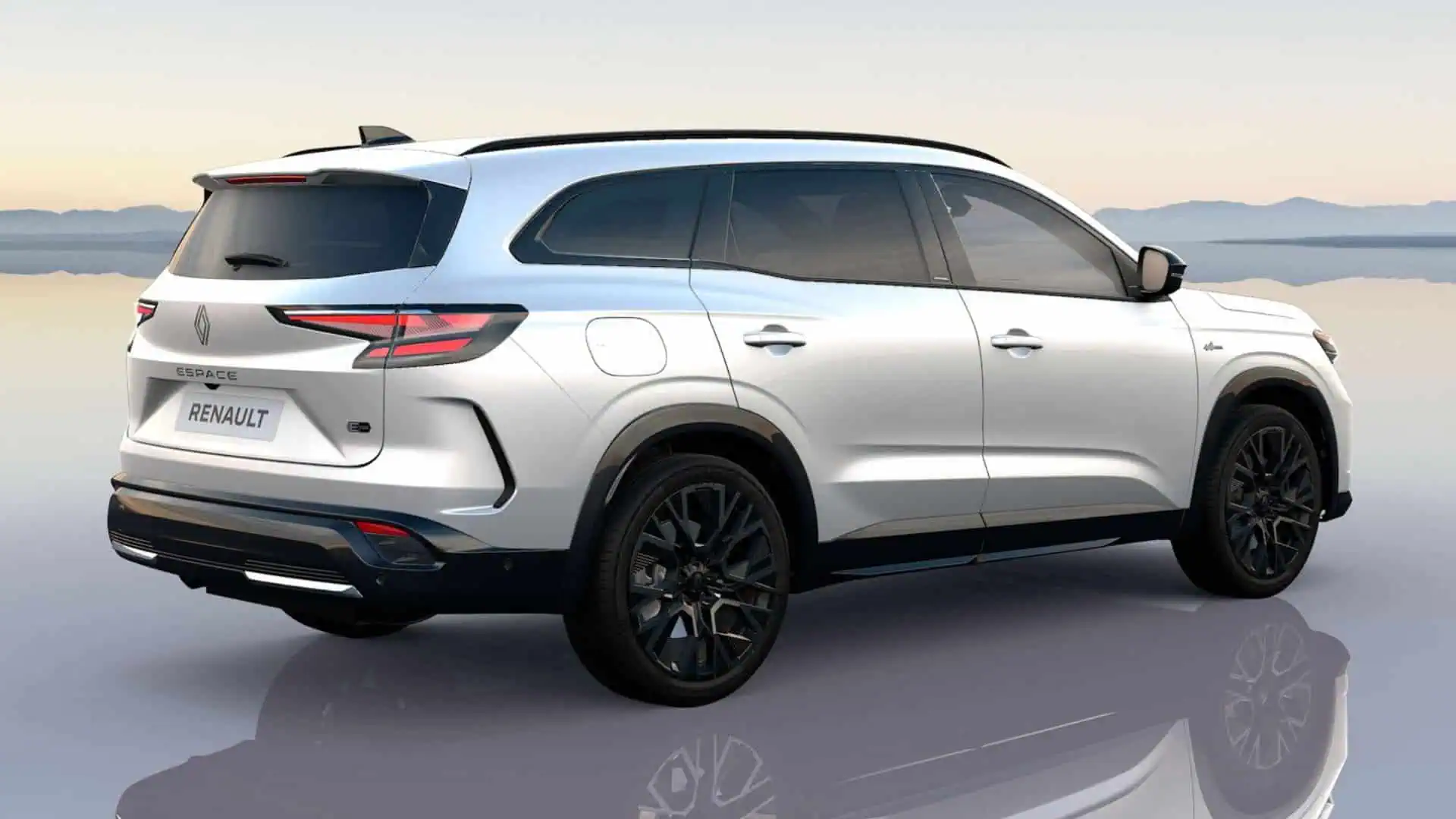Renting Renault Espace E-Tech Esprit Alpine Blanco Nacarado SUV Automático Híbrido Etiqueta ECO 7 Plazas