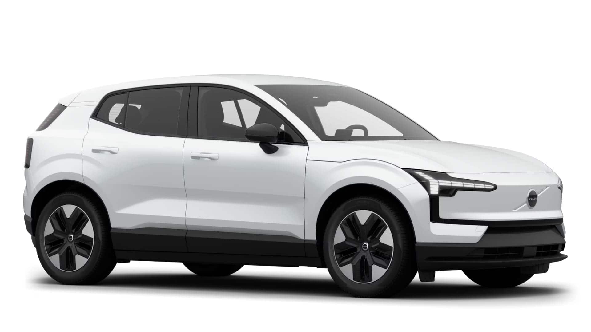 Renting Volvo EX30 Core SUV Crystal White Eléctrico Automático Etiqueta 0