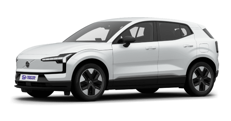 Renting Volvo EX30 Core SUV Crystal White Eléctrico Automático Etiqueta 0 Renting Finders