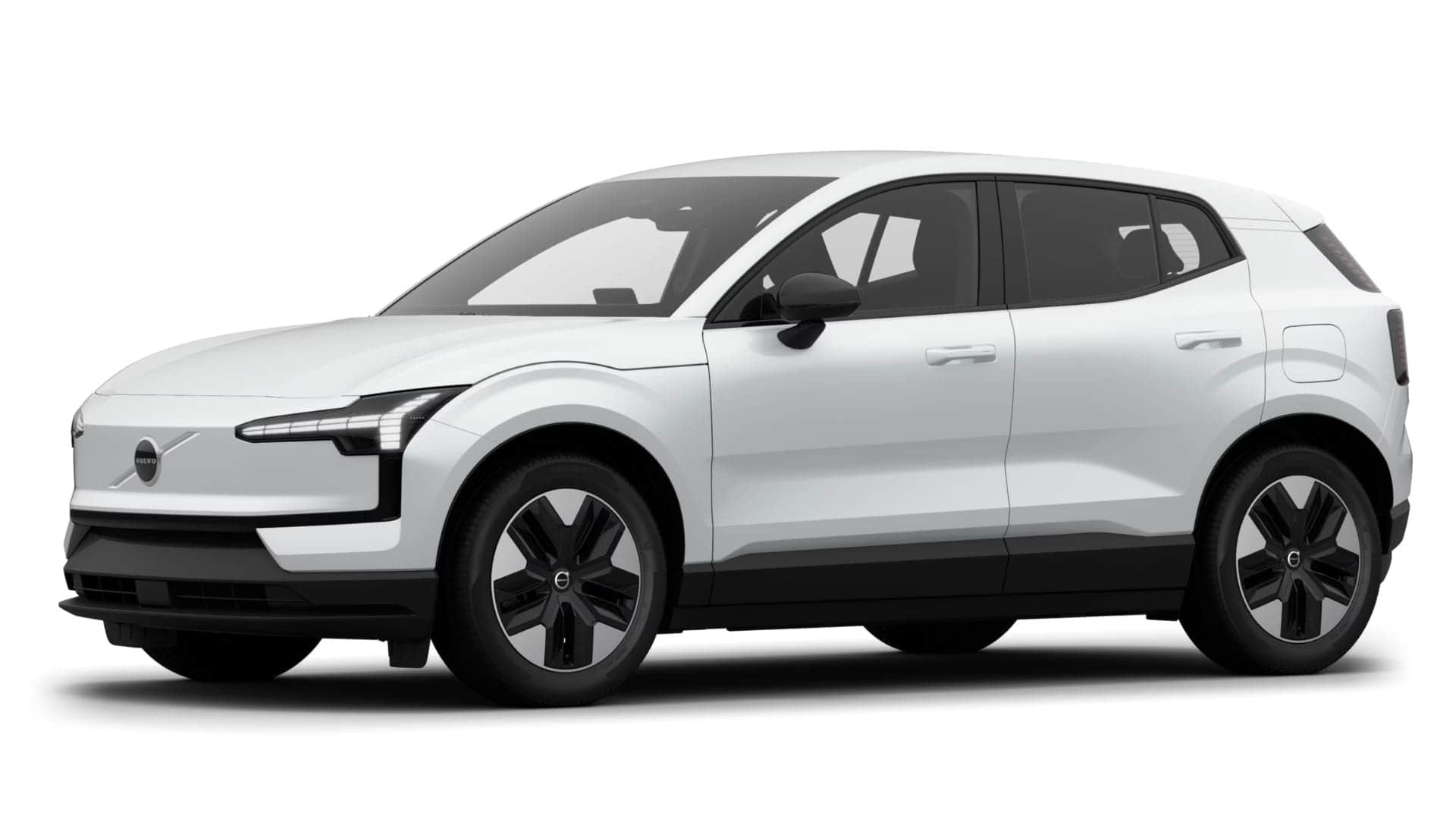 Renting Volvo EX30 Core SUV Crystal White Eléctrico Automático Etiqueta 0