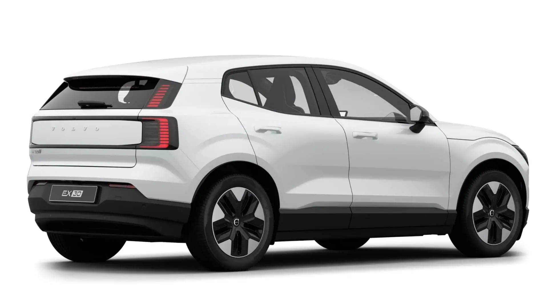 Renting Volvo EX30 Core SUV Crystal White Eléctrico Automático Etiqueta 0