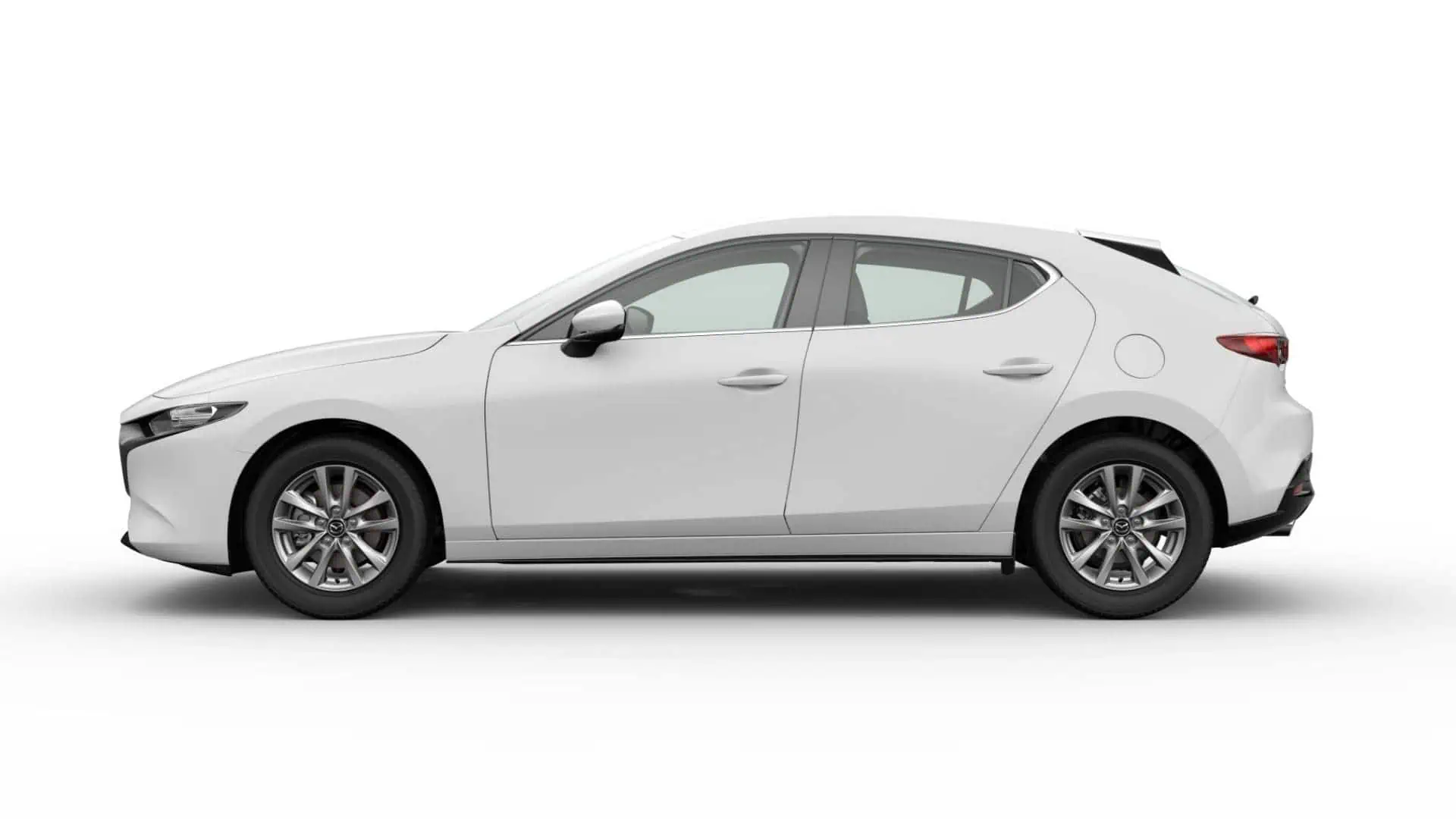 Renting Mazda 3 Prime Line Arctic White Compacto MHEV Micro-Híbrido Etiqueta ECO