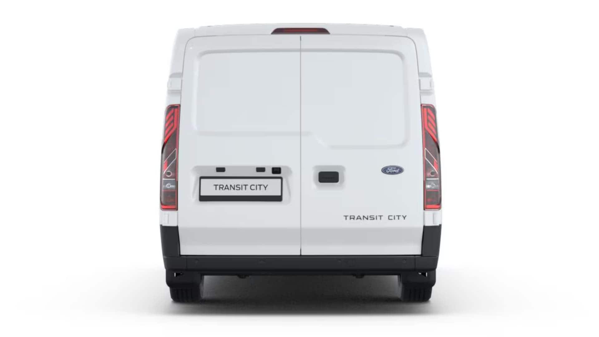 Renting New Ford Transit City VAN L1 Trend Blanco Furgoneta Eléctrica Automática Etiqueta 0 3 Plazas
