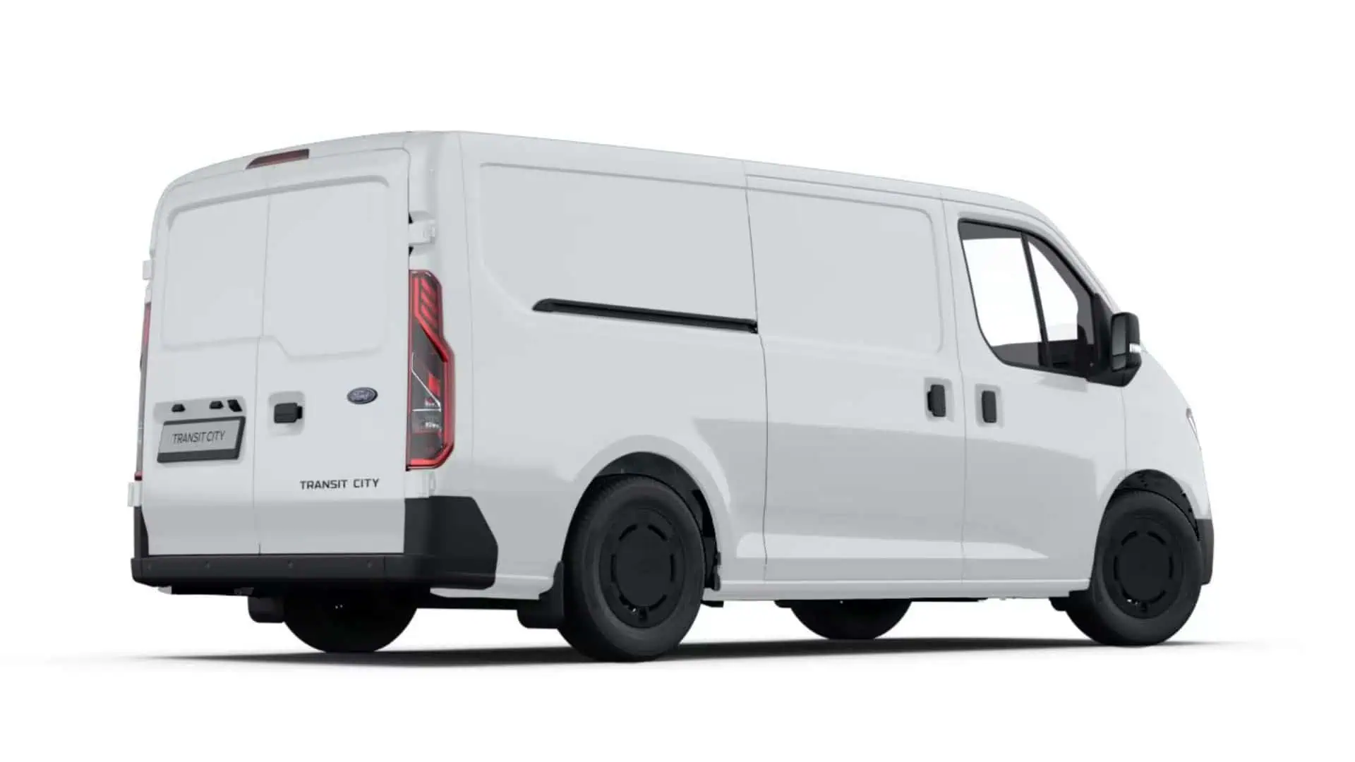 Renting New Ford Transit City VAN L1 Trend Blanco Furgoneta Eléctrica Automática Etiqueta 0 3 Plazas