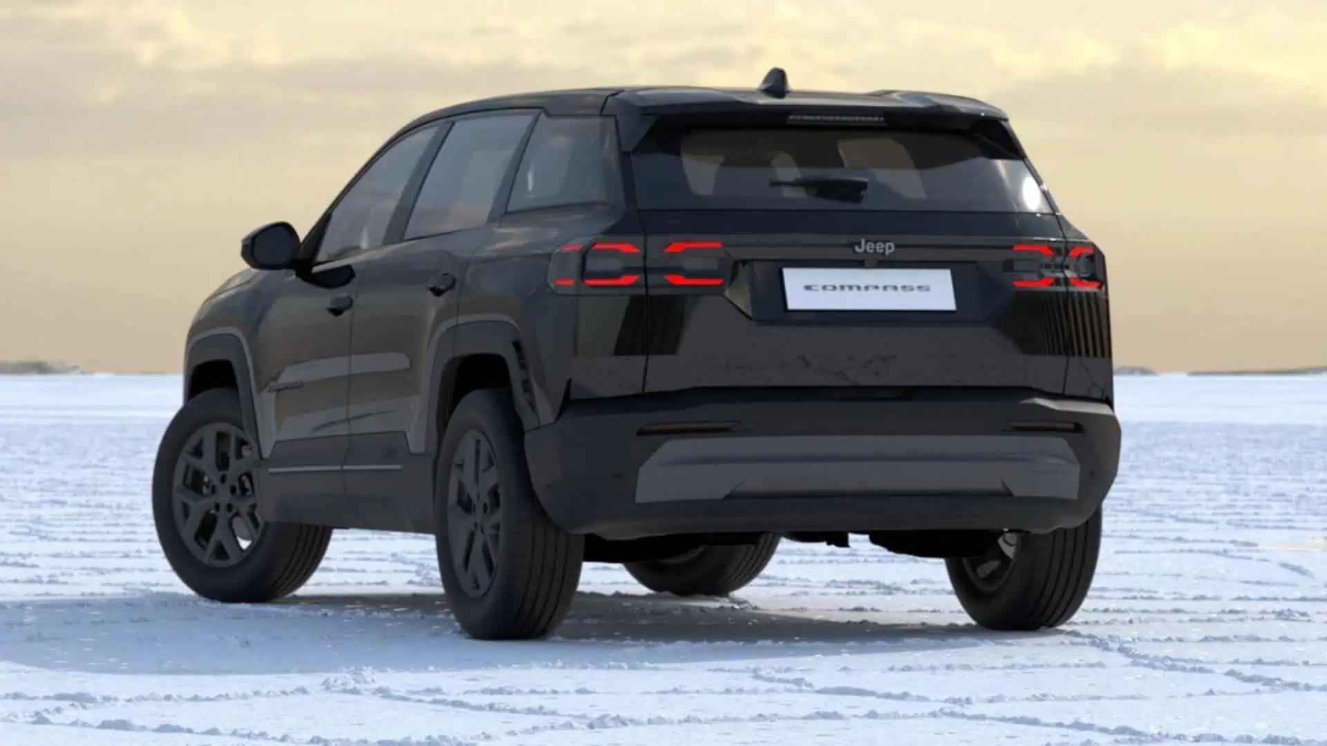 Renting New Jeep Compass Altitude Vulcano SUV Híbrido Automático Etiqueta ECO