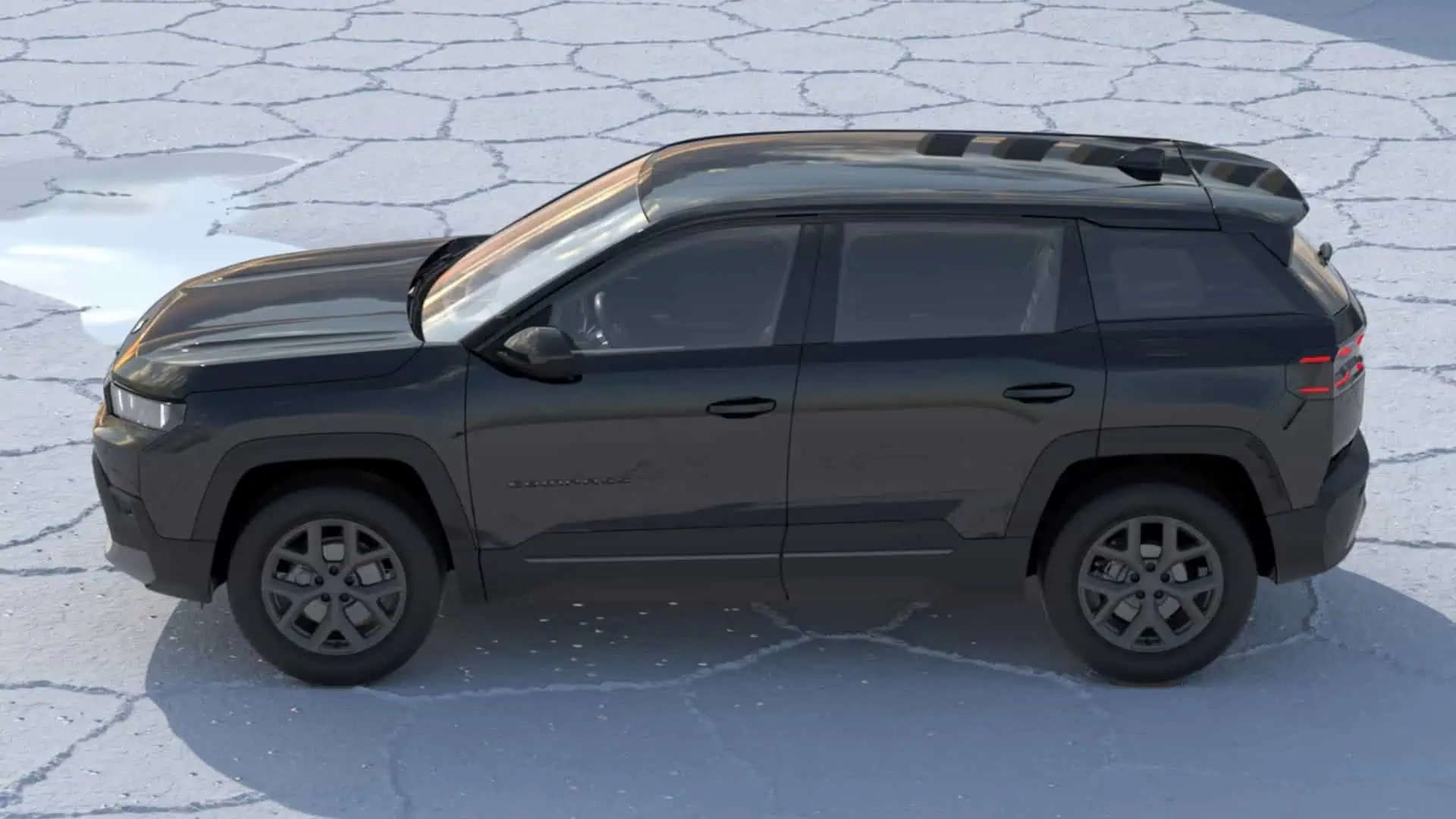 Renting New Jeep Compass Altitude Vulcano SUV Híbrido Automático Etiqueta ECO