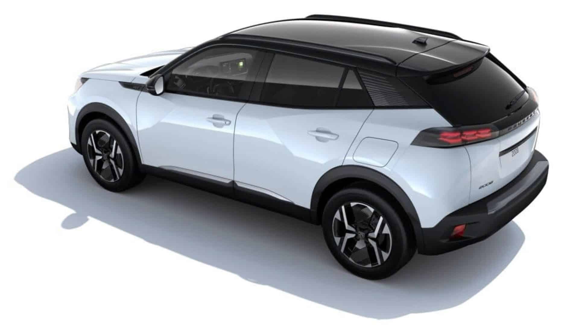 Renting New Peugeot 2008 GT SUV Híbrido Automático Etiqueta ECO Blanco Okenite