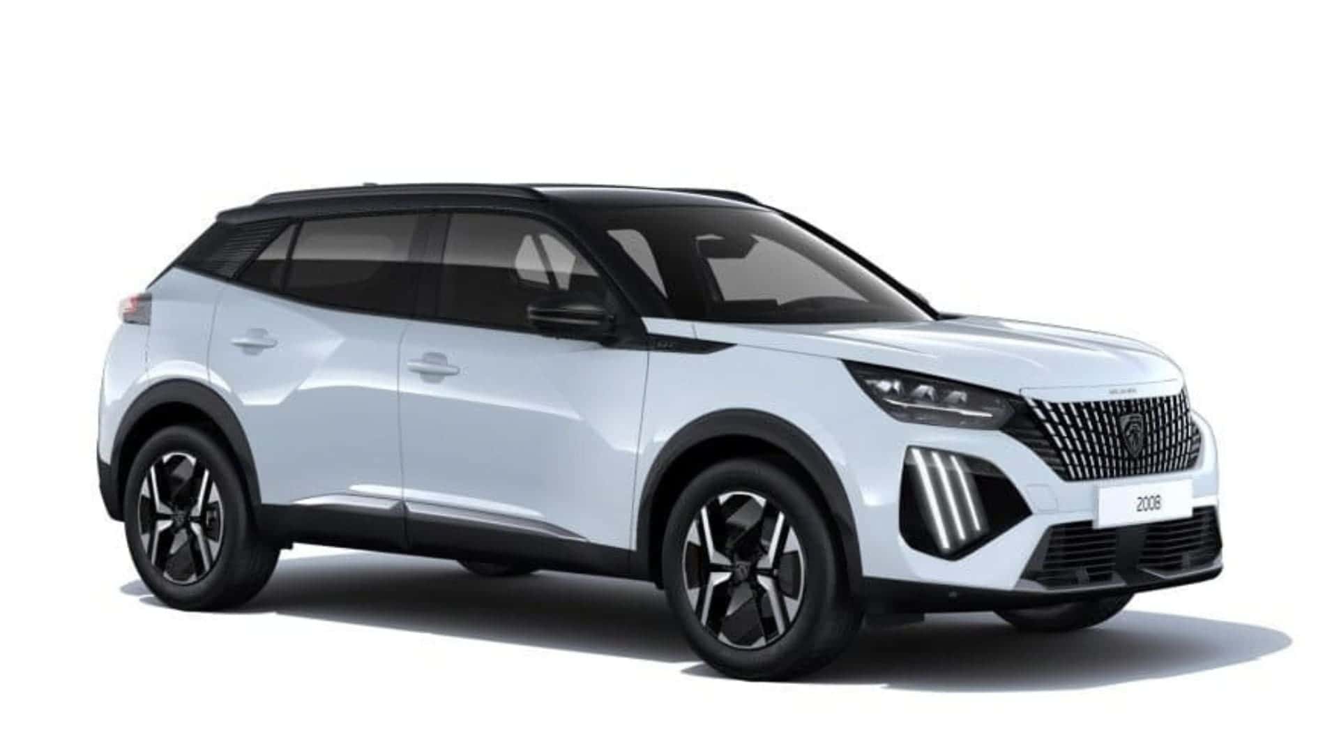 Renting New Peugeot 2008 GT SUV Híbrido Automático Etiqueta ECO Blanco Okenite