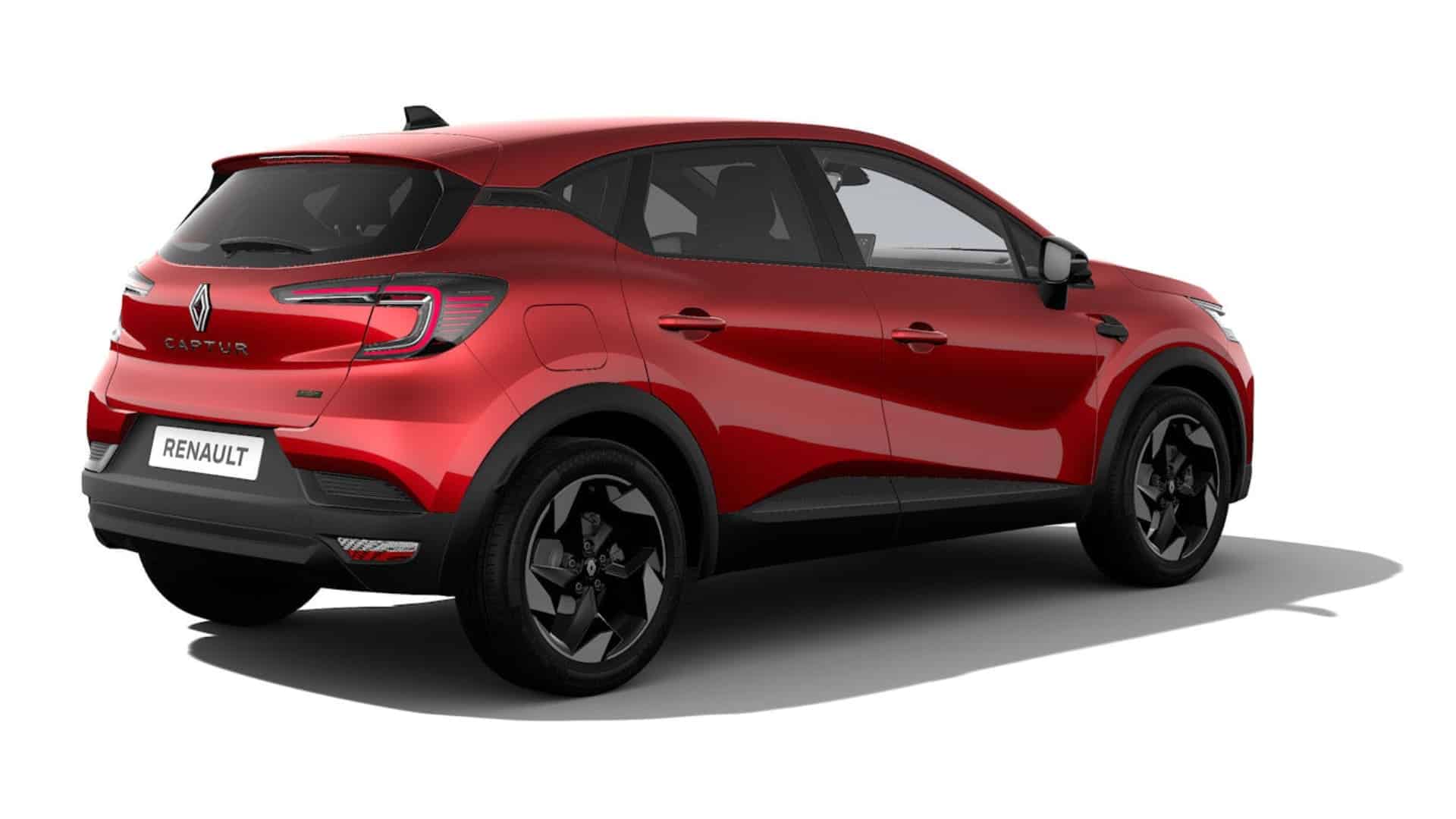 Renting Renault Captur Full Hybrid Techno Rojo Deseo B-SUV Híbrido Automático Etiqueta ECO