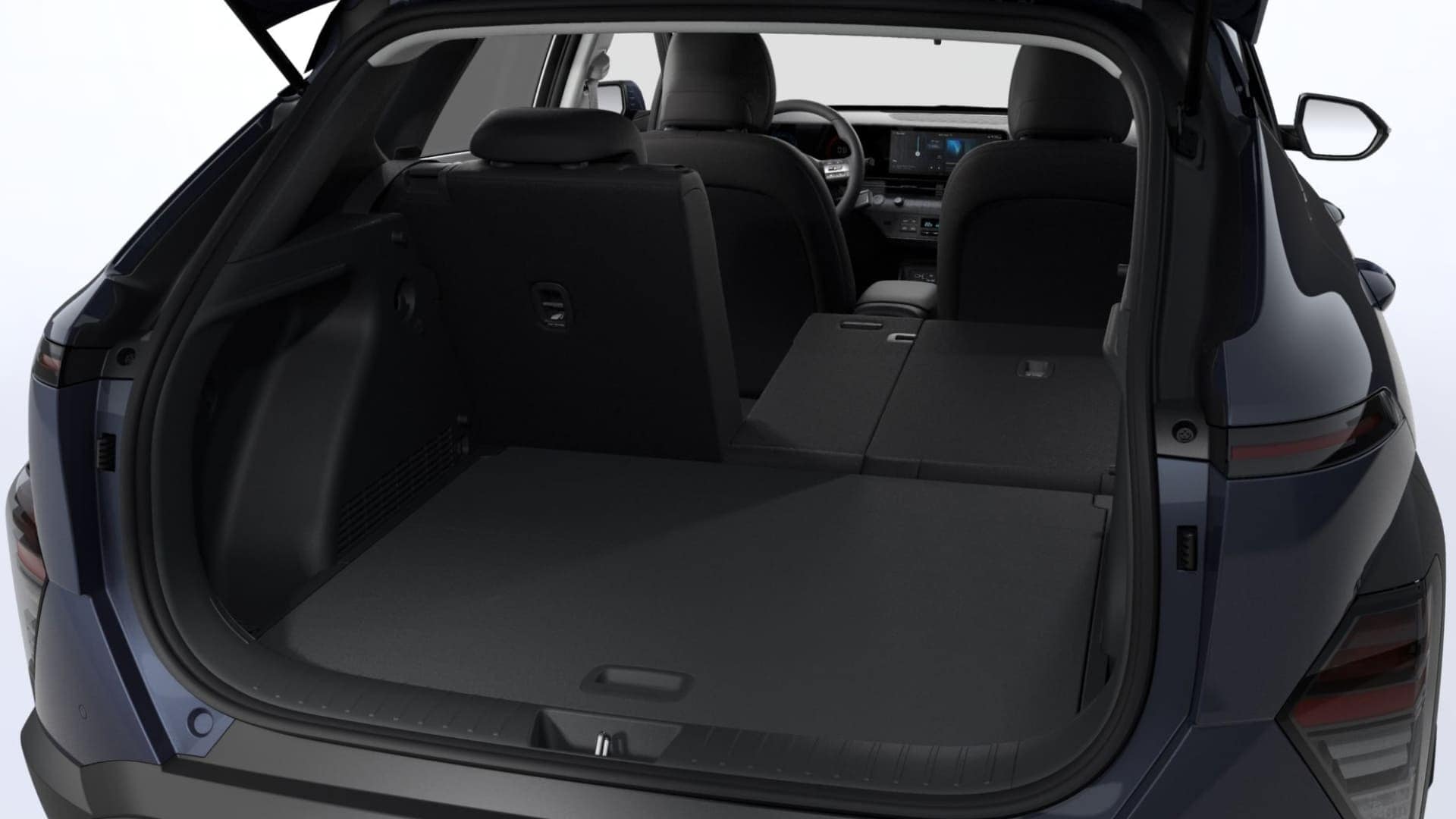 Renting Nuevo Hyundai Kona HEV Maxx Denim Blue SUV Automático Híbrido Etiqueta ECO Interior