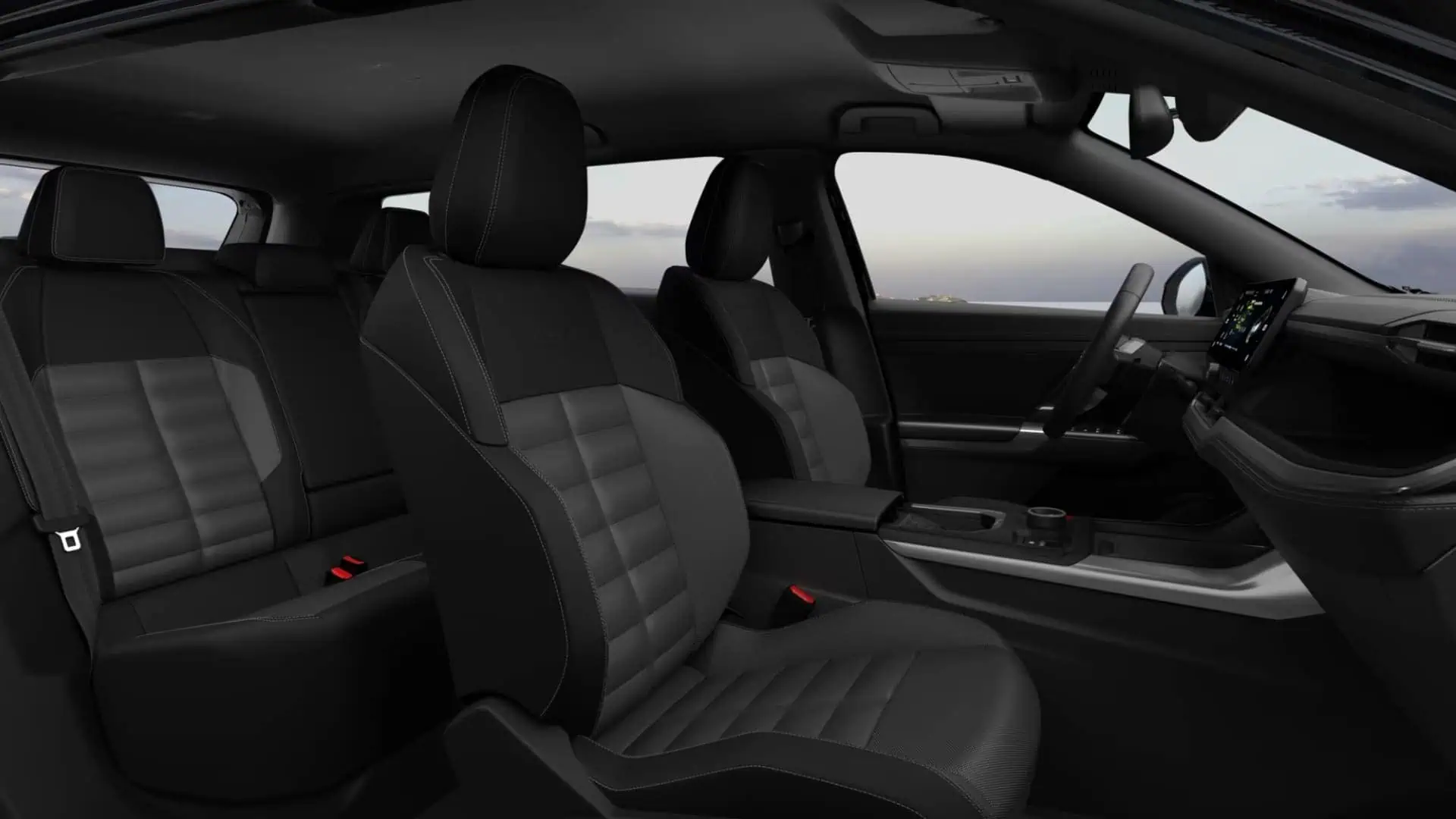 Renting New Jeep Compass Altitude Vulcano SUV Híbrido Automático Etiqueta ECO Asientos