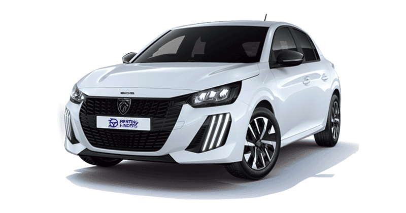 Renting New Peugeot e208 Style Blanco Okenite Compacto Automático Eléctrico Etiqueta 0 Renting Finders