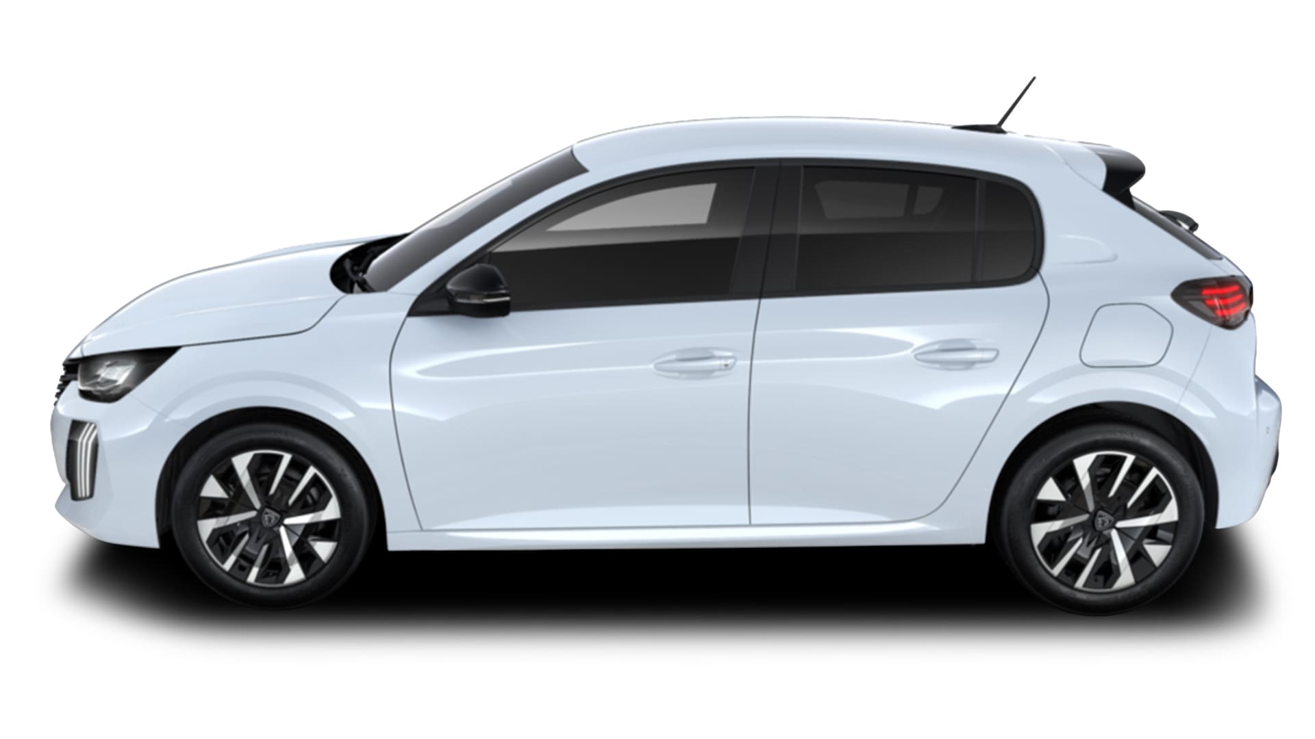 Renting New Peugeot e208 Style Blanco Okenite Compacto Automático Eléctrico Etiqueta 0