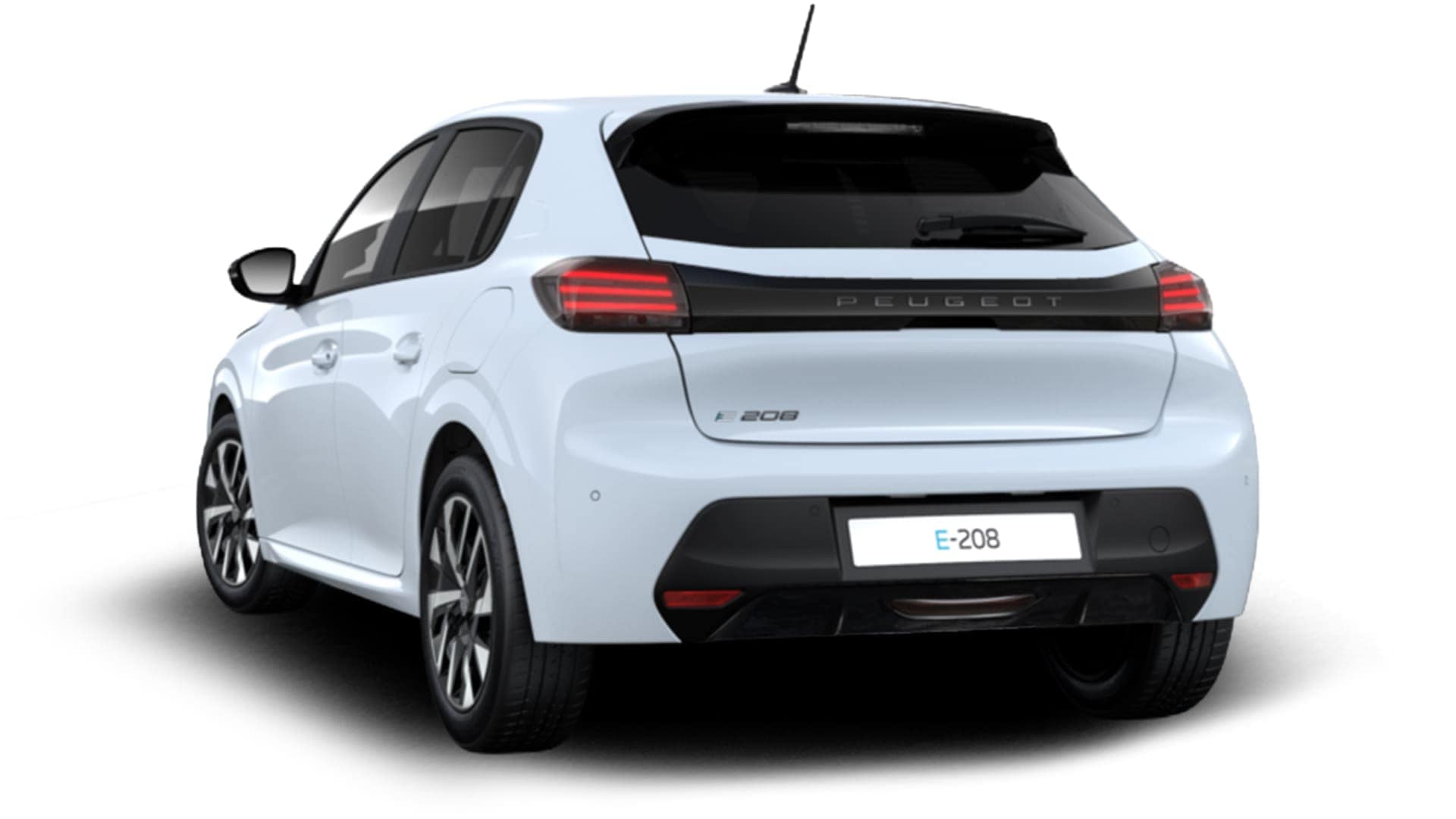Renting New Peugeot e208 Style Blanco Okenite Compacto Automático Eléctrico Etiqueta 0