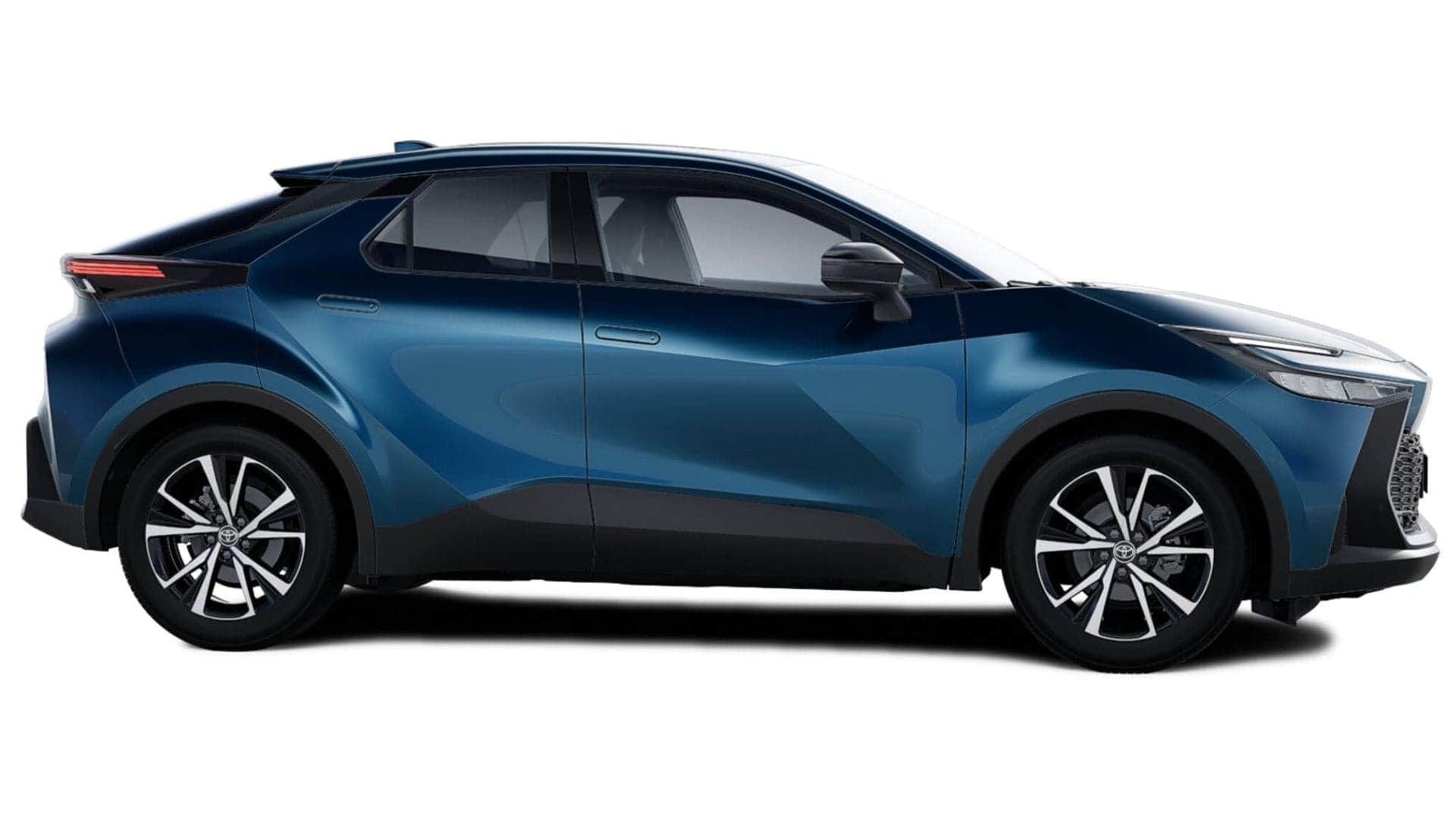 Renting New Toyota C-HR Model Year 2024 Advance Azul Mediterráneo SUV Híbrido Automático Restyling Etiqueta ECO