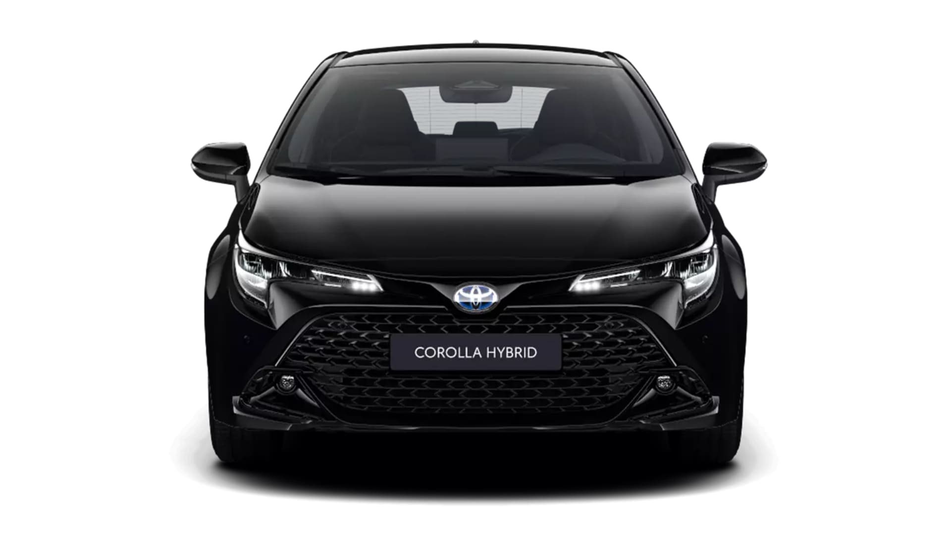 Renting New Toyota Corolla Hybrid MY27 Active Negro Azabache Compacto Híbrido Automático Etiqueta ECO