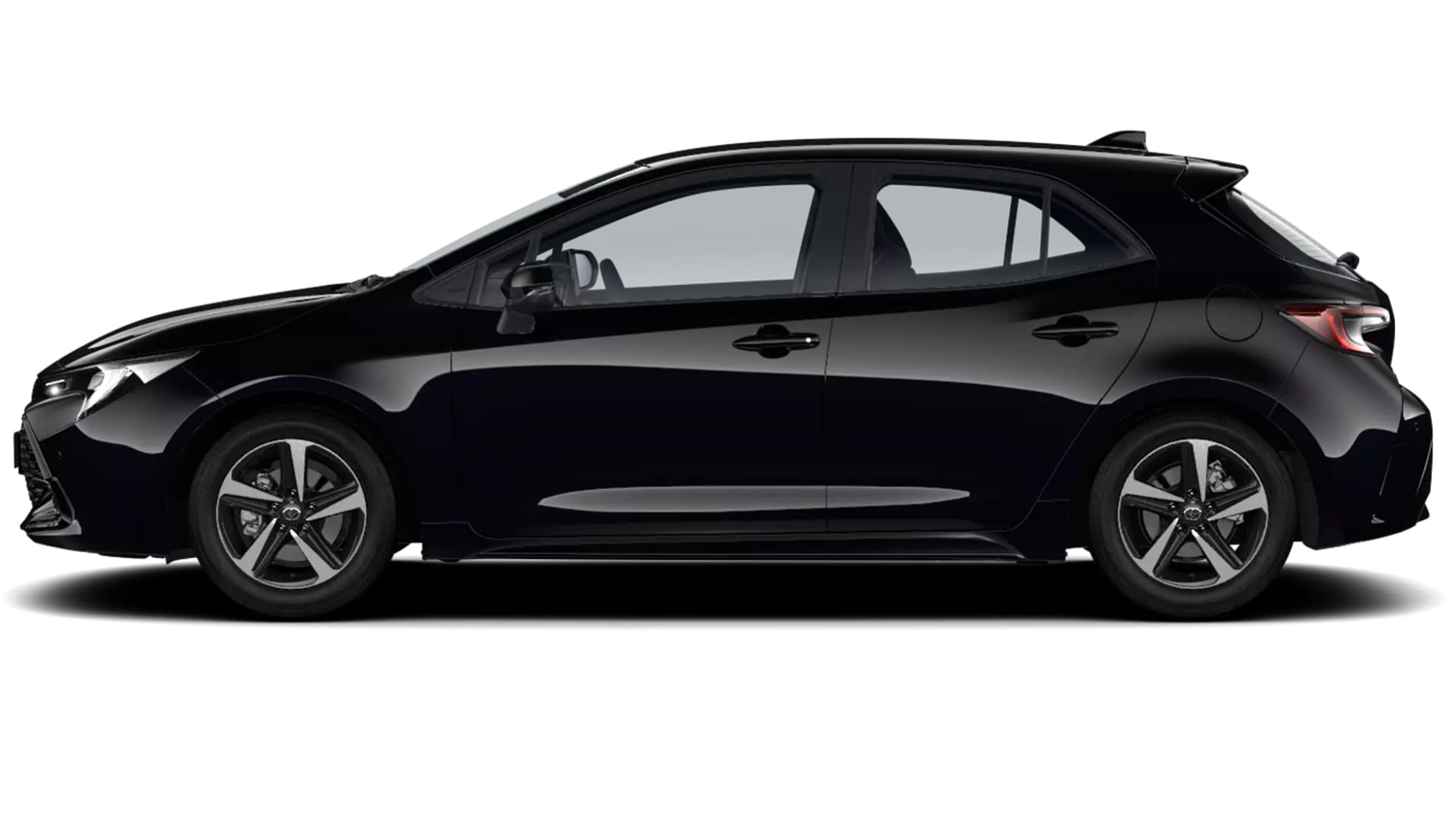 Renting New Toyota Corolla Hybrid MY27 Active Negro Azabache Compacto Híbrido Automático Etiqueta ECO