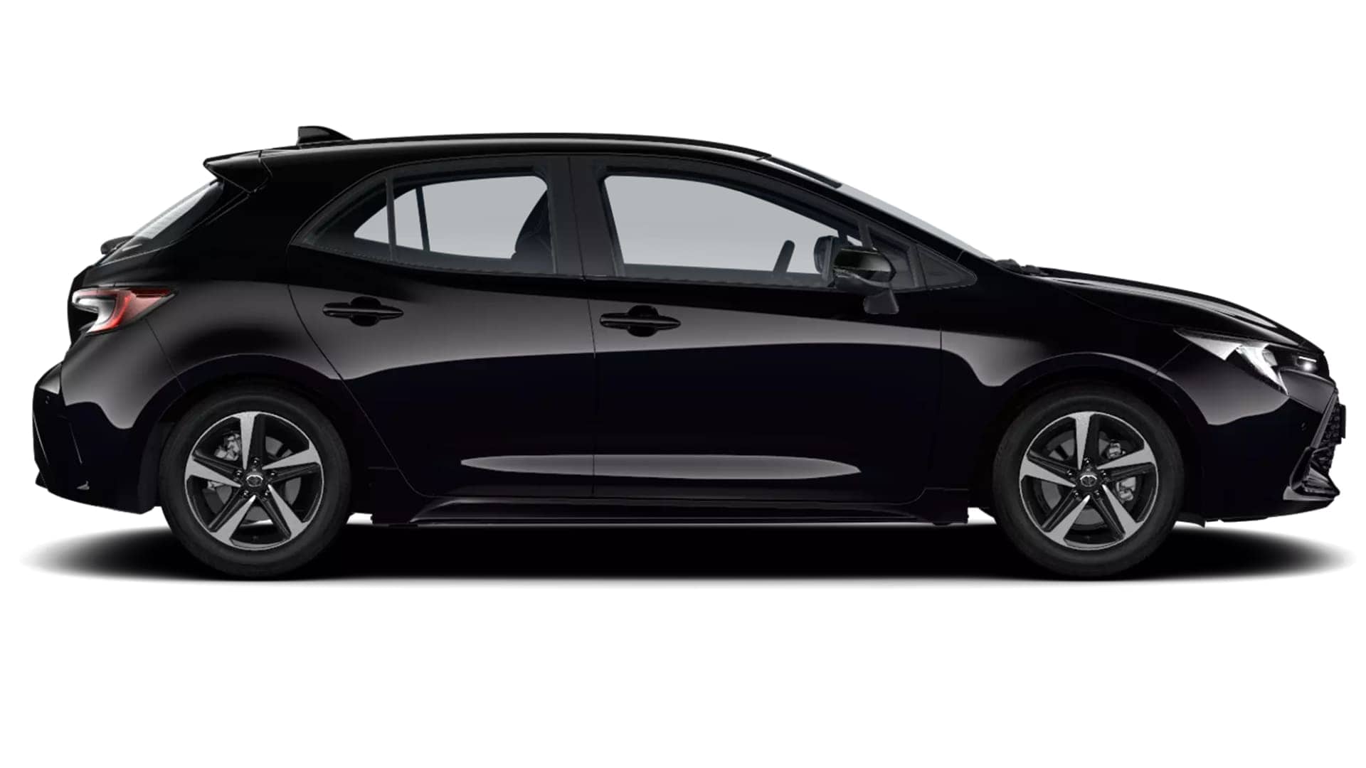 Renting New Toyota Corolla Hybrid MY27 Active Negro Azabache Compacto Híbrido Automático Etiqueta ECO