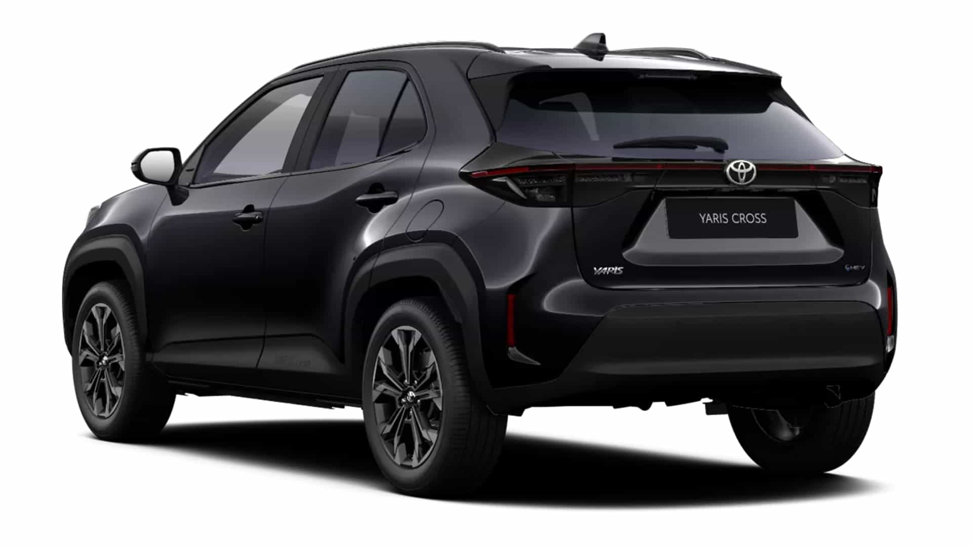 Renting New Toyota Yaris Cross MY27 Active Negro Azabache B-SUV Híbrido Automático Etiqueta ECO