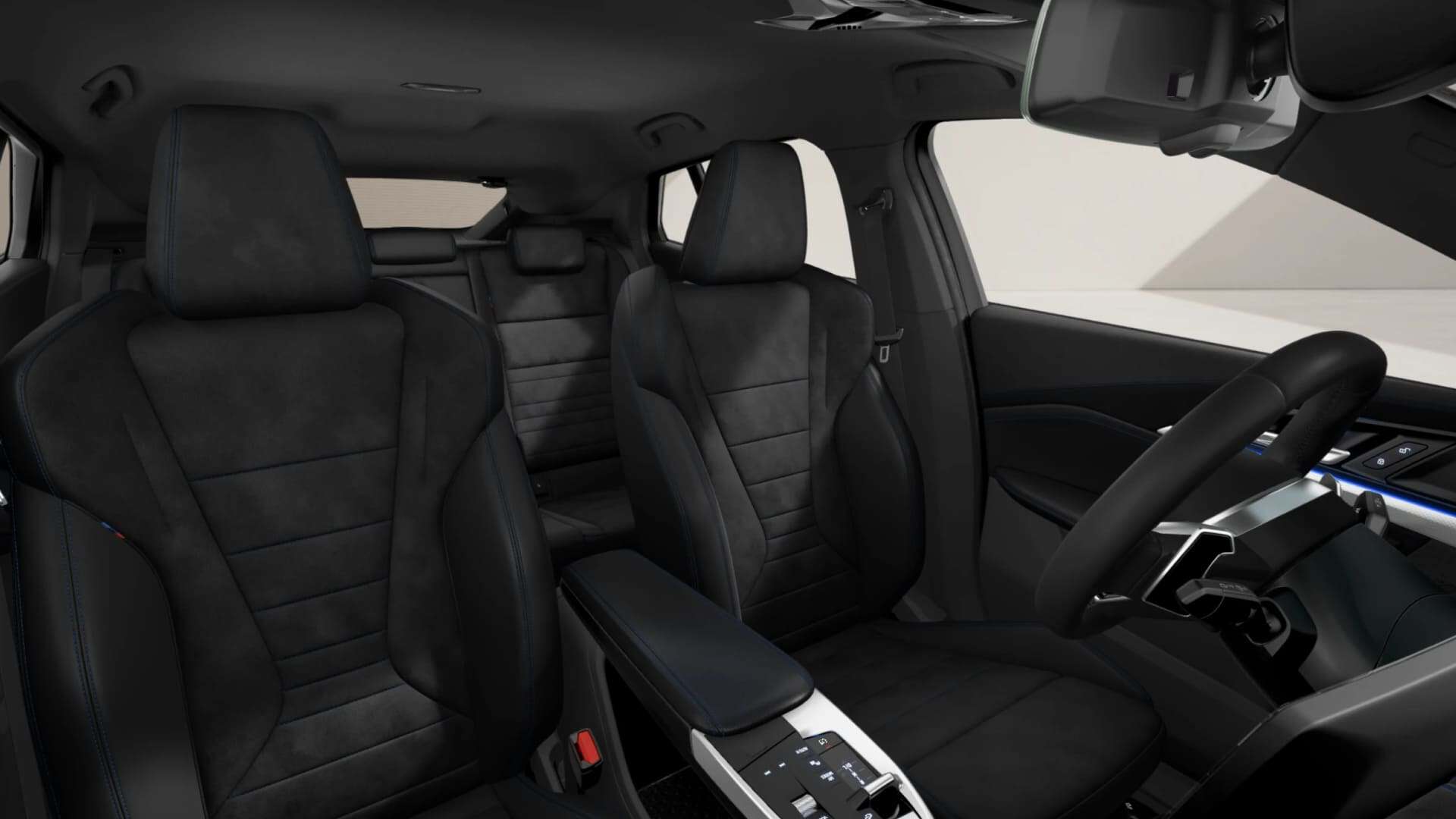 Renting New BMW iX2 eDrive20 Alpine White M Sport Paquete Premium SUV Coupé Eléctrico Automático Etiqueta 0 Asientos