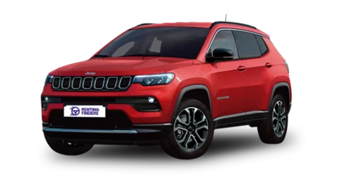 Renting Jeep Compass longitude color rojo