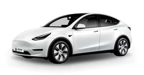 Renting Tesla Model Y RWD Blanco Multicapa Sedán SUV Automático Eléctrico Etiqueta 0 Renting Finders