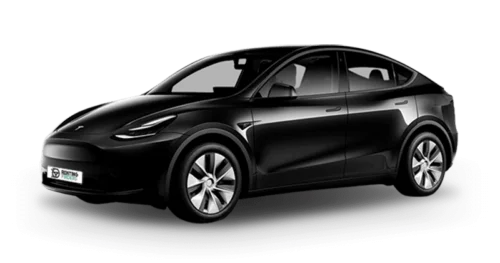 Renting Tesla Model Y RWD Negro Sólido Sedán SUV Automático Eléctrico Etiqueta 0 Renting Finders