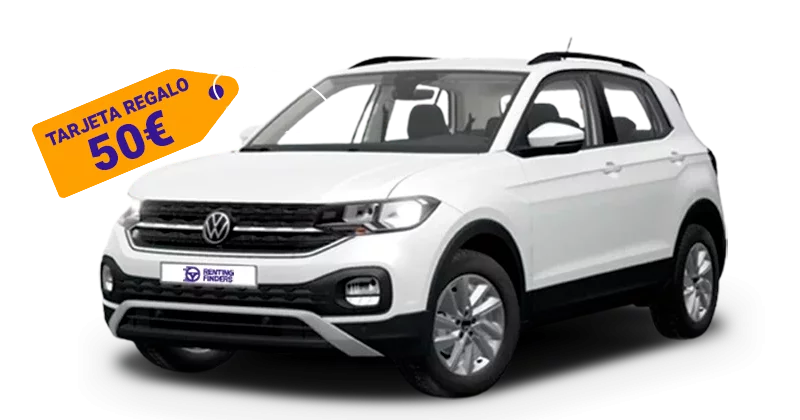 Renting Volkswagen T-Cross Advance Blanco Puro B SUV Manual Renting Finders Promo Tarjeta Regalo 50€